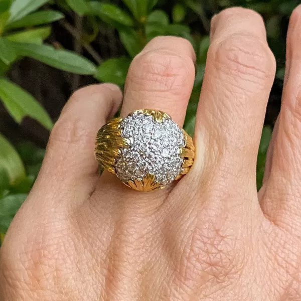 Vintage Pave Diamond Ring