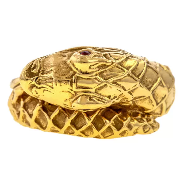 Vintage Snake Ring