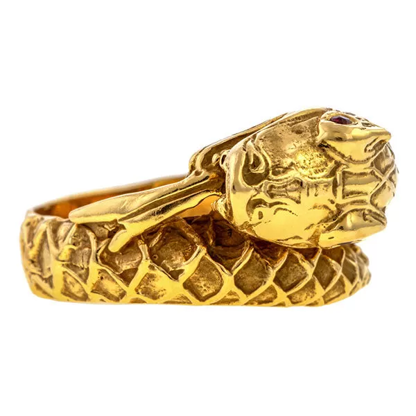 Vintage Snake Ring