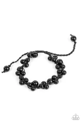 Vintage Versatility - Black Paparazzi Bracelet