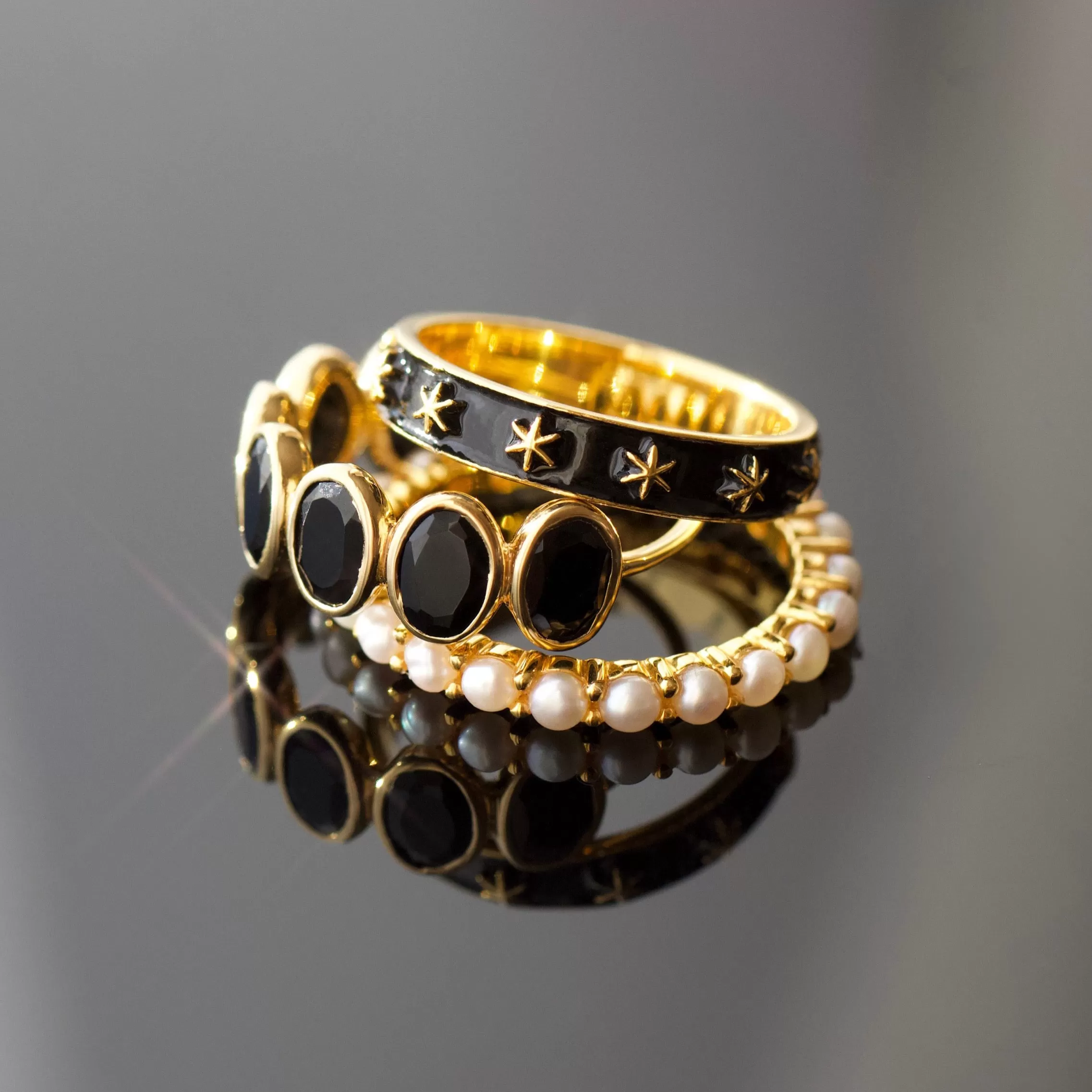 Violeta Black Onyx Ring