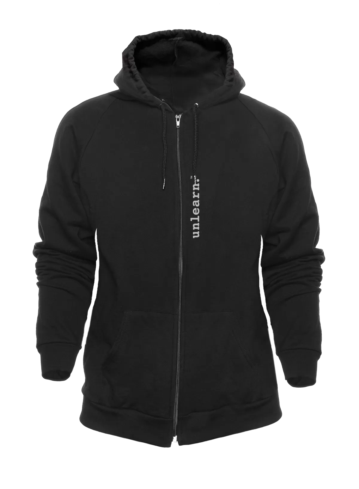 War Dove - Gender Neutral Black Fleece Zipper Hoodie*