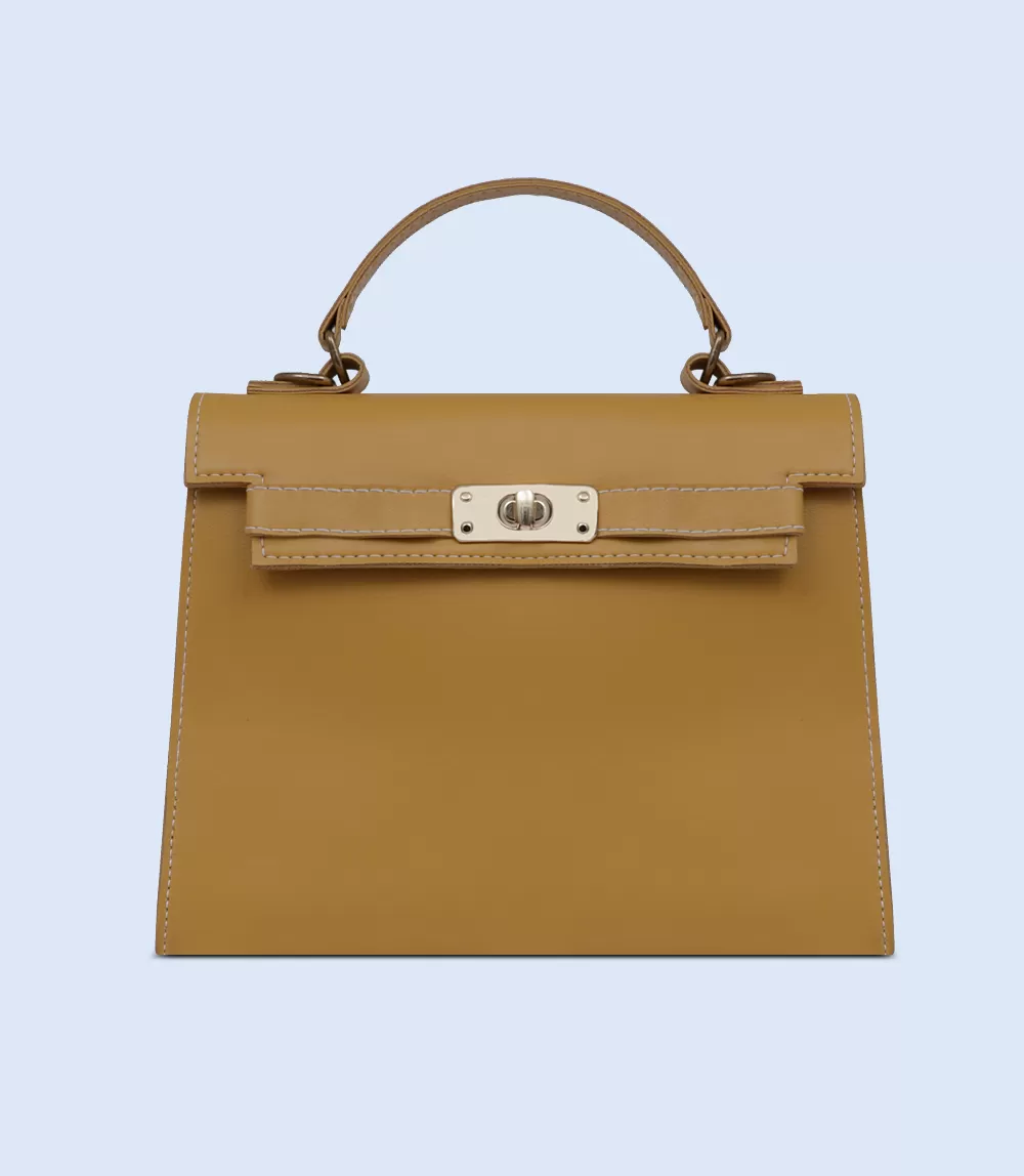 WB2436-MUSTARD-Women Shoulder Bag