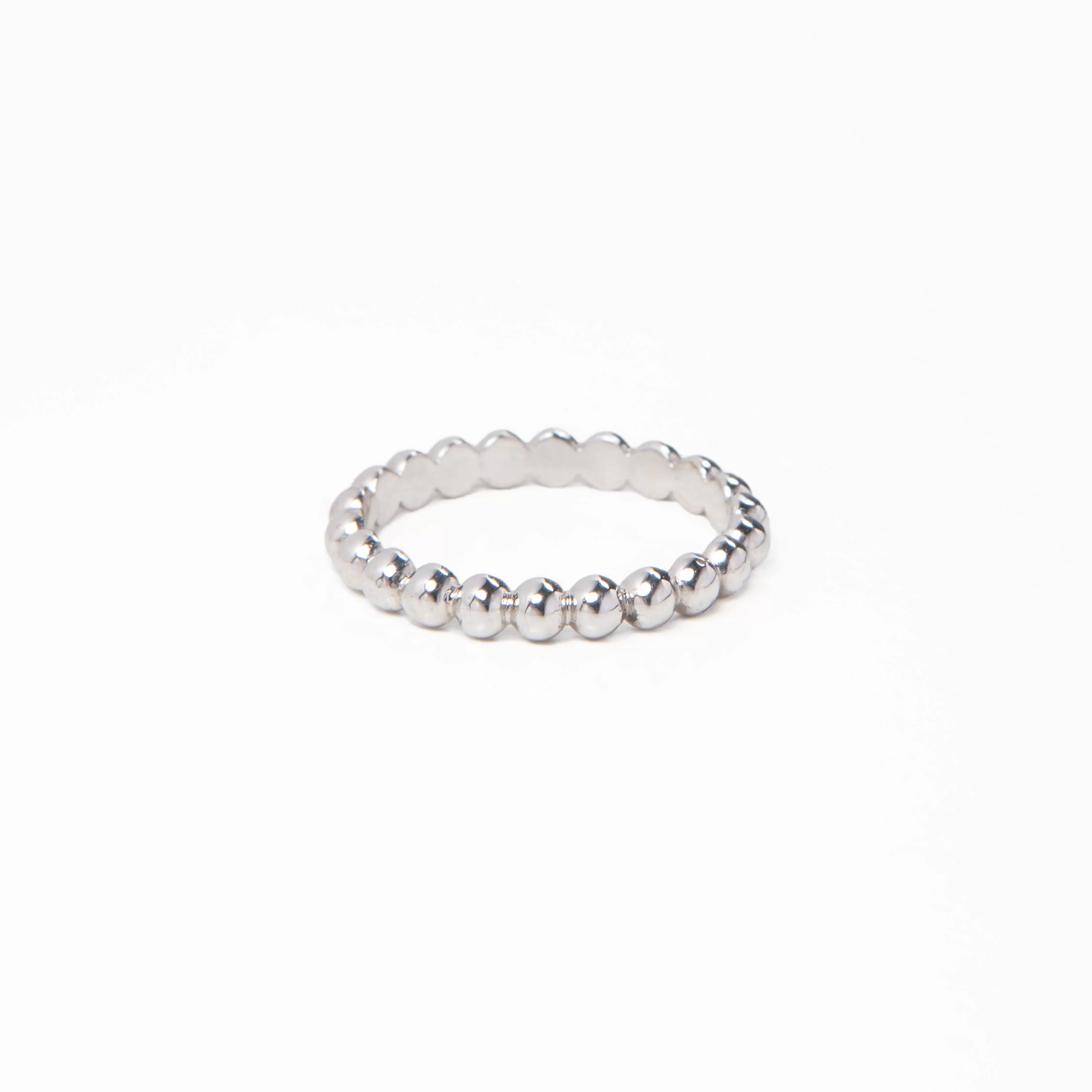 WD278 - 2mm Solid Beaded Ball Eternity ring