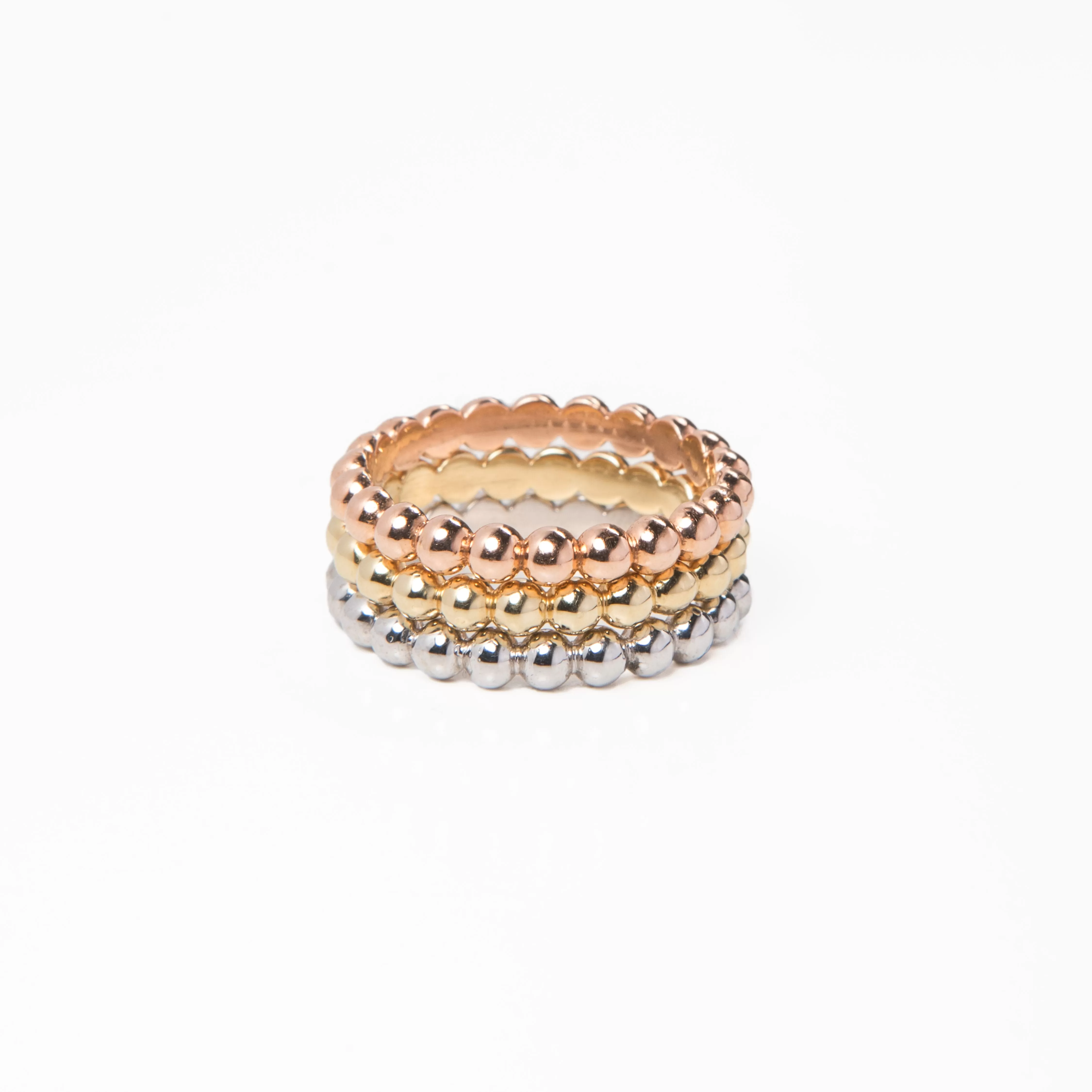 WD278 - 2mm Solid Beaded Ball Eternity ring