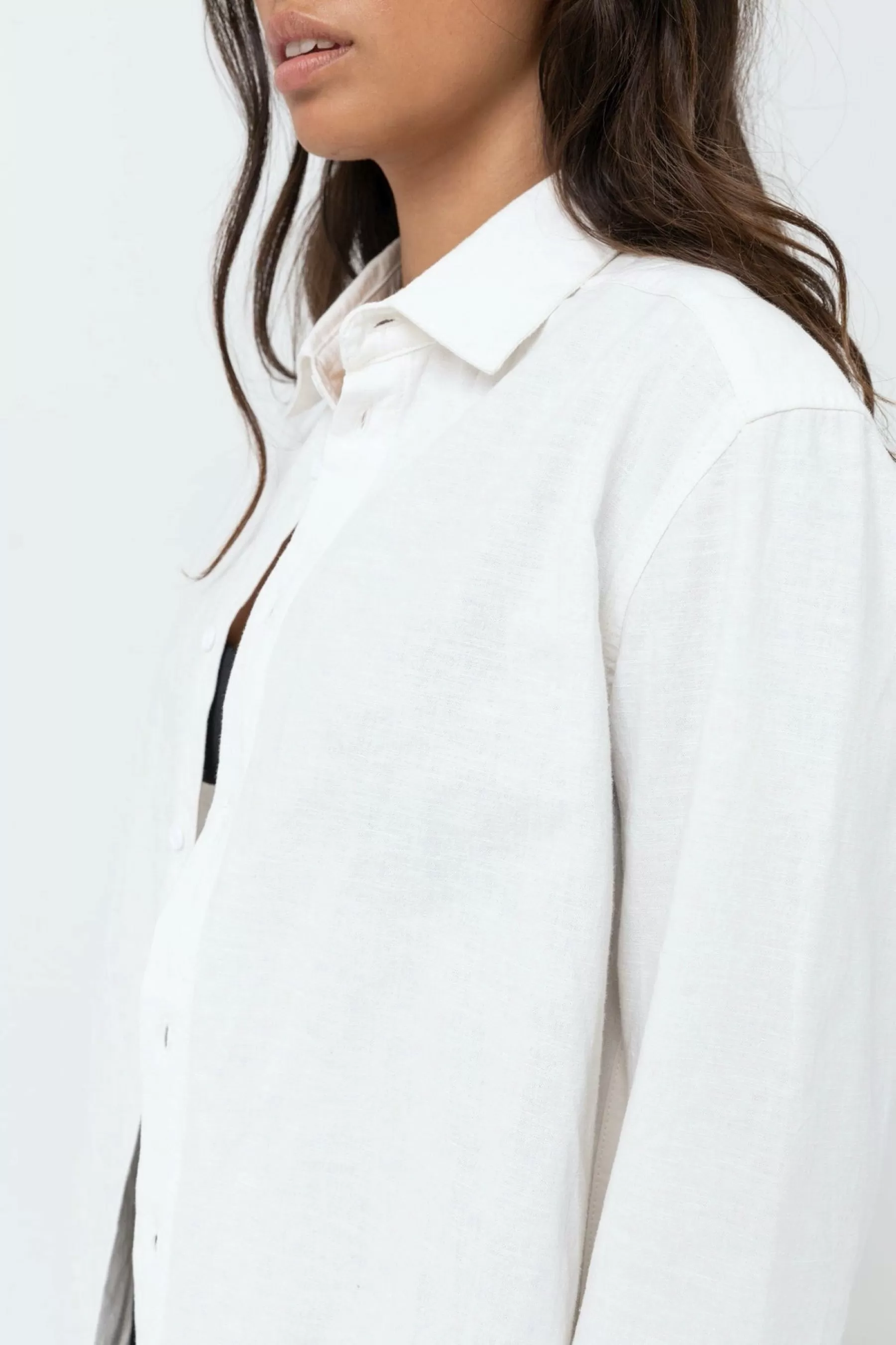 White Classic Long Sleeve Shirt