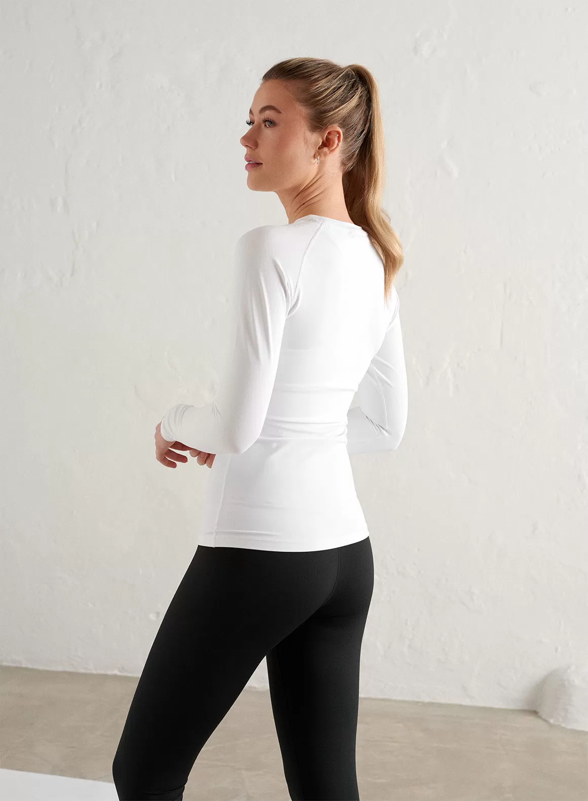 White Edge Core Long Sleeve