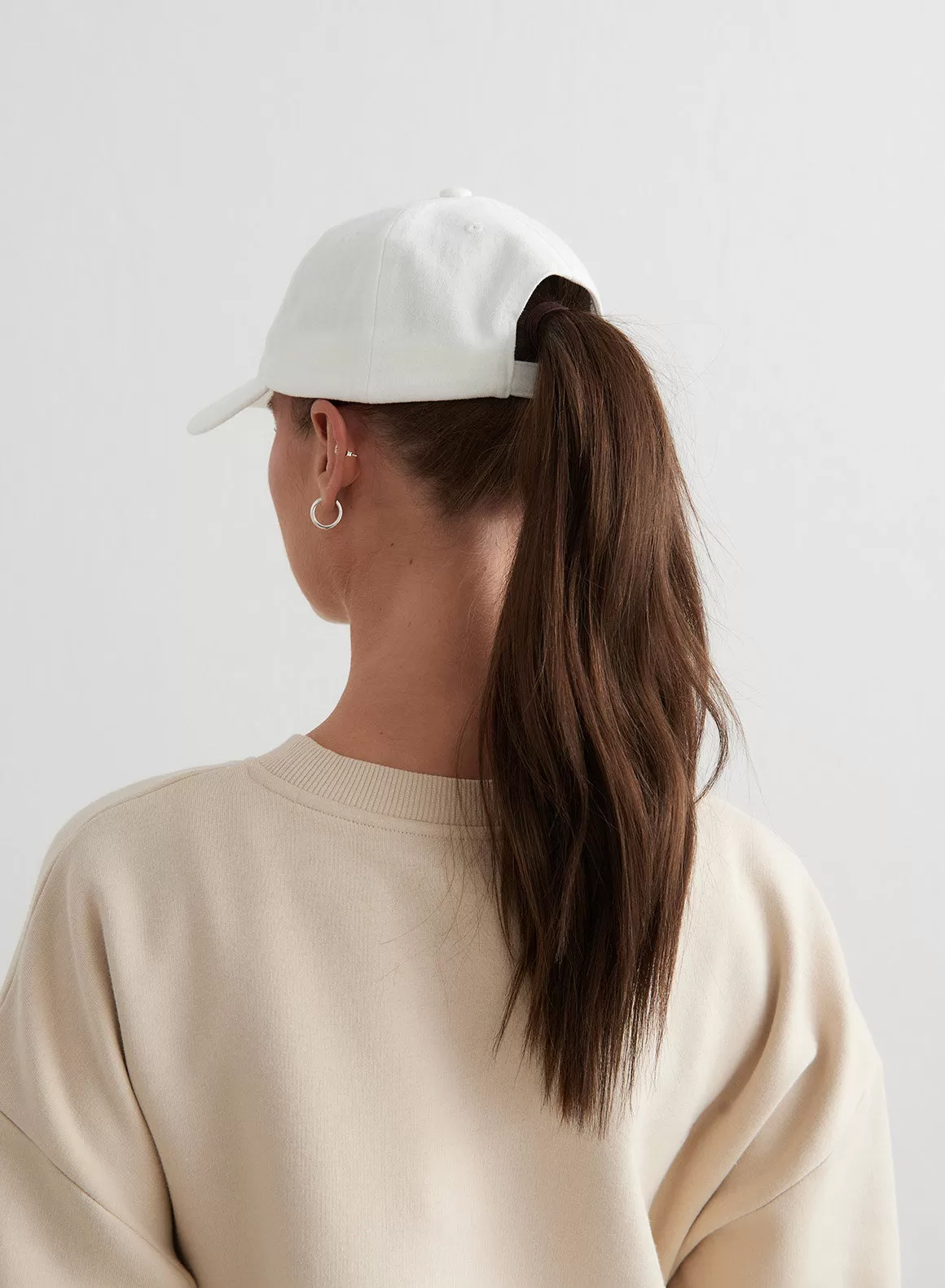 White Small Logo Cap