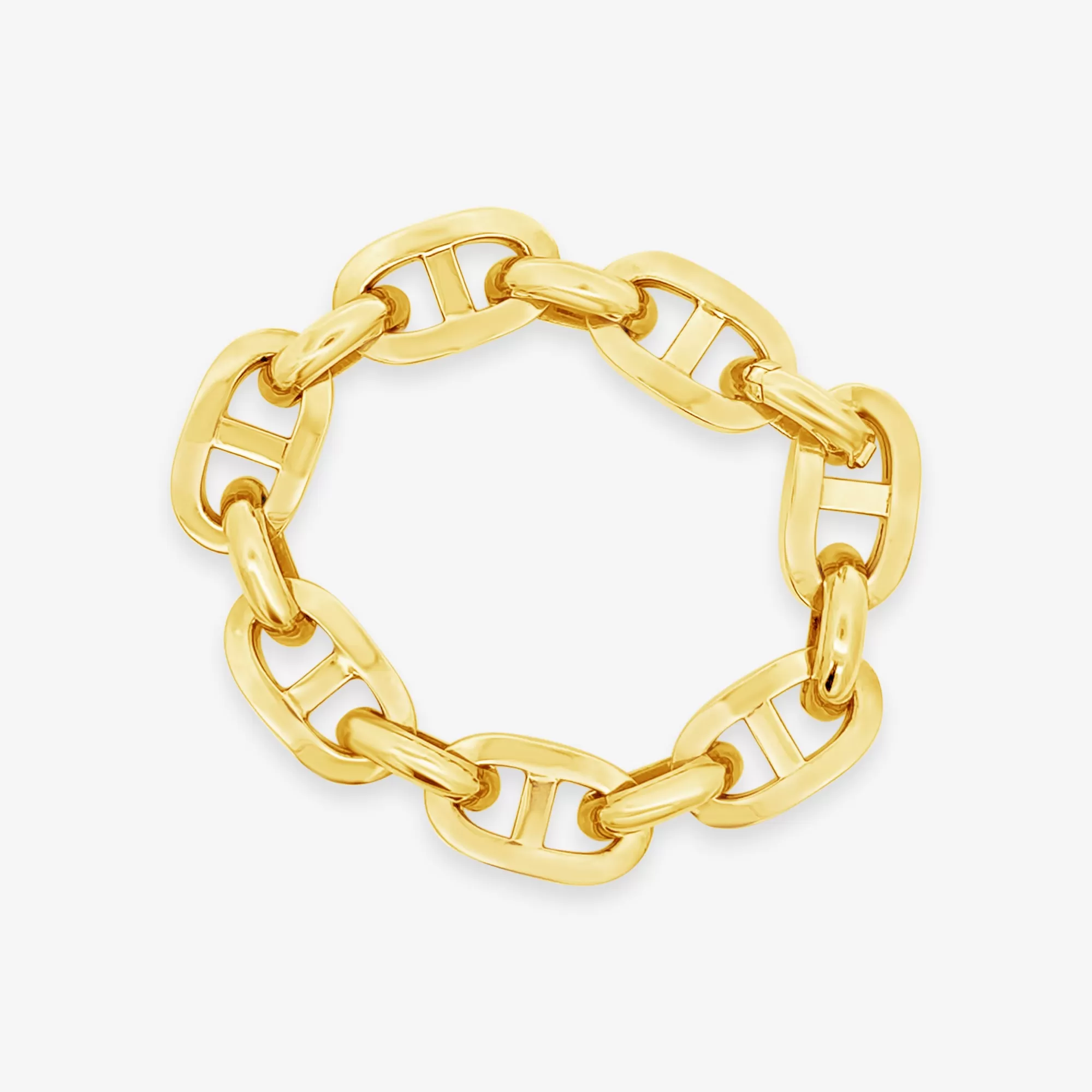 Wide Anchor Link Bracelet