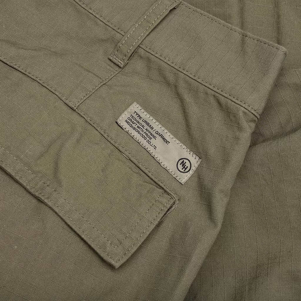 Wide Cargo Pants - Olive Drab