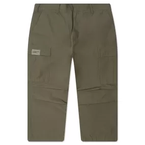 Wide Cargo Pants - Olive Drab