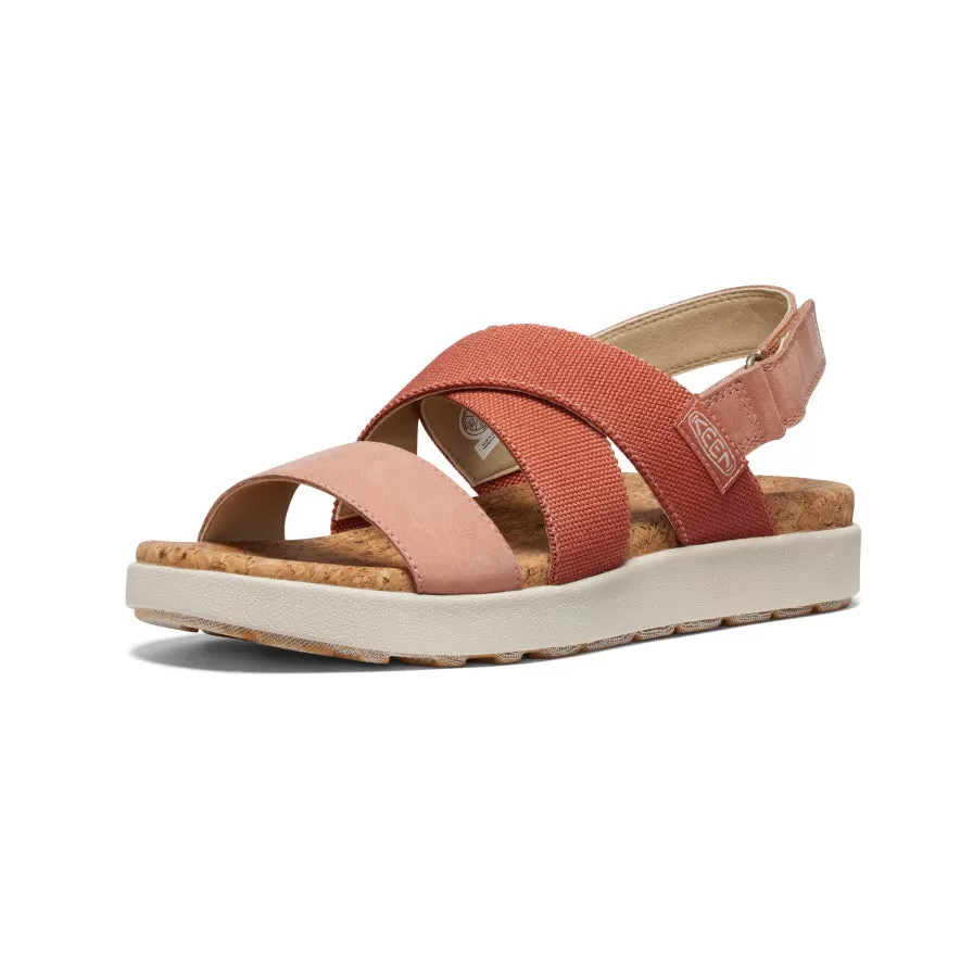 Women's Elle Criss Cross Sandal  |  Baked Clay/Cork