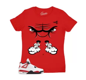 Womens - Red Cement 4 Raging Face Shirt