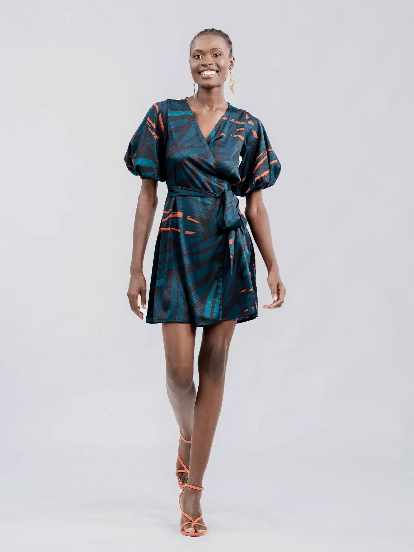 Yali Dress - Baol Teal