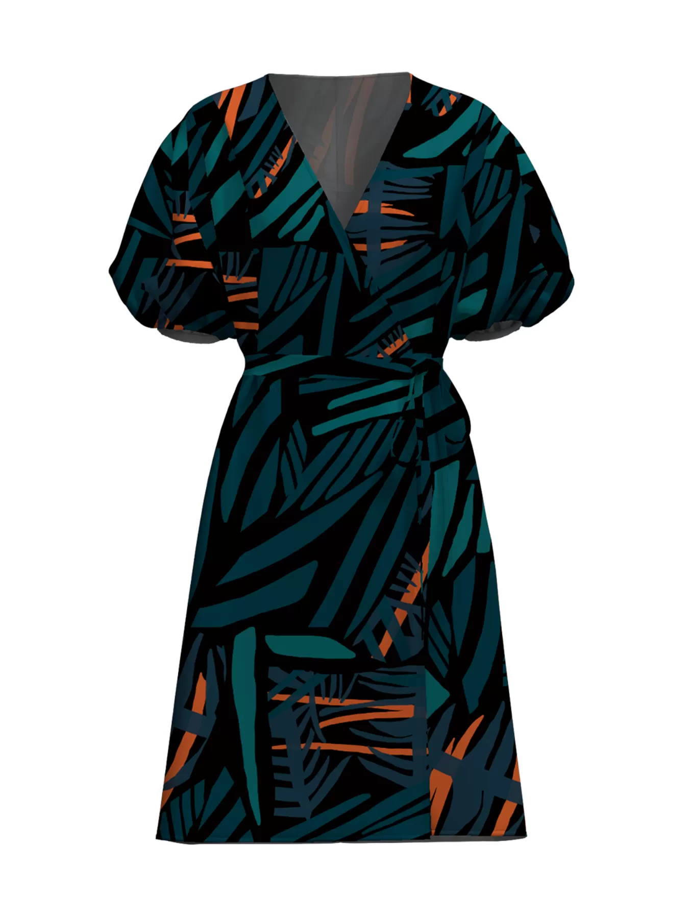 Yali Dress - Baol Teal